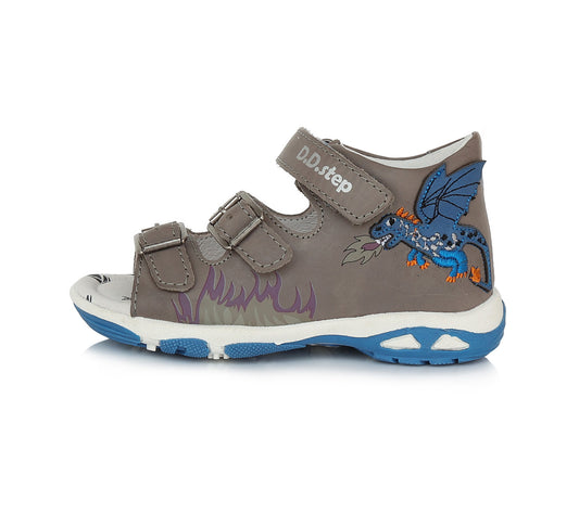 Kinder-Sandale, ergonomisch, Leder-Sandale